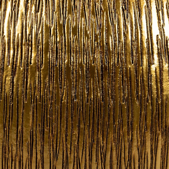 Macetero Oro Cerámica Decoración 29 X 29 X 30 cm