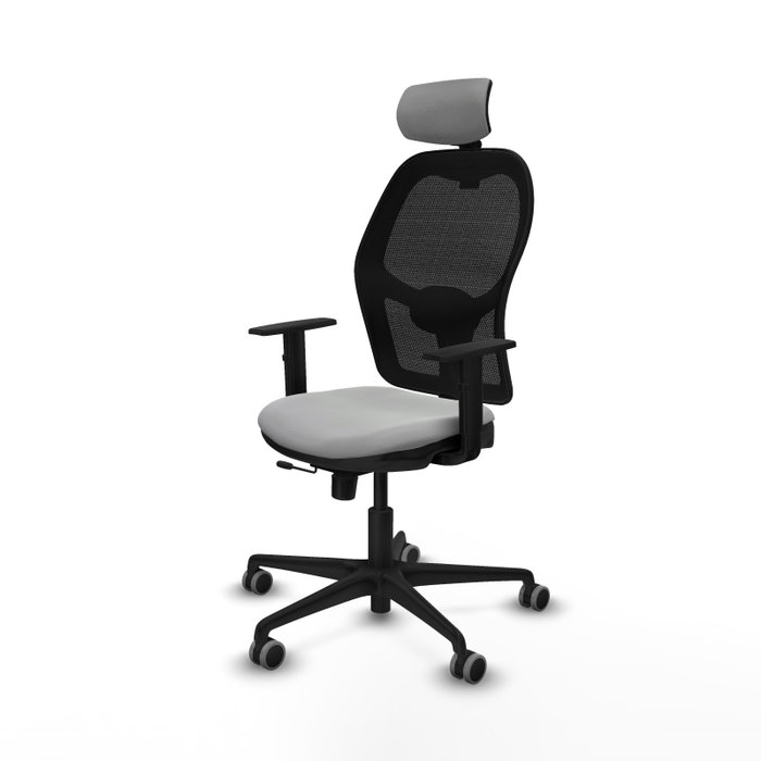PIQUERAS Y CRESPO Silla de oficina Jorquera Sincro/Traslack Gris claro/Negro PIQUERAS Y CRESPO Silla de oficina Jorquera Sincro/Traslack Gris claro/Negro