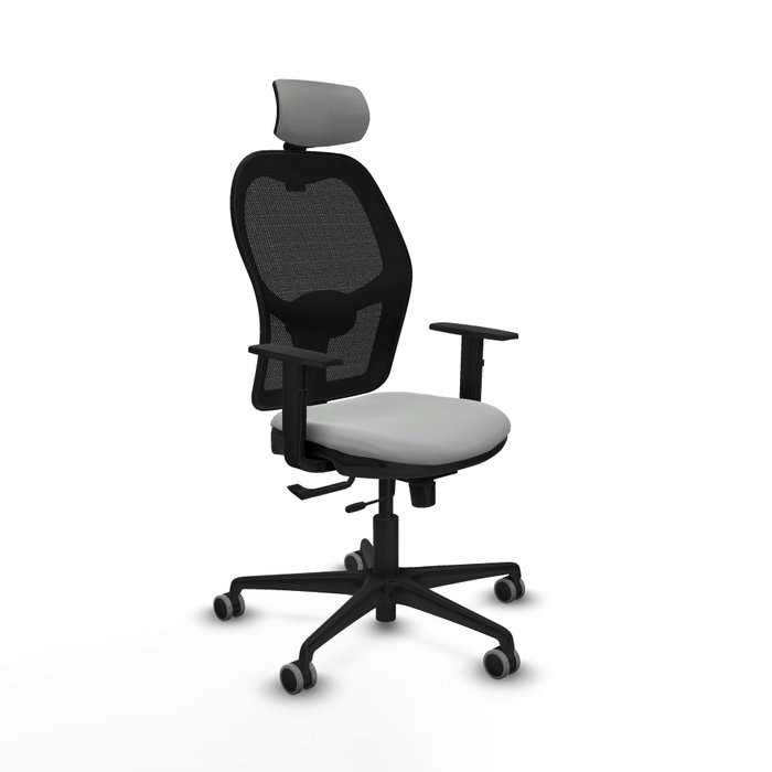 PIQUERAS Y CRESPO Silla de oficina Jorquera Sincro/Traslack Gris claro/Negro PIQUERAS Y CRESPO Silla de oficina Jorquera Sincro/Traslack Gris claro/Negro
