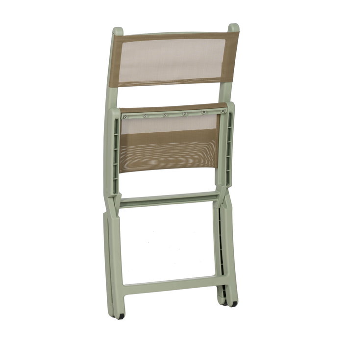 Silla Plegable Verde Polipropileno 45 X 55 X 83 cm (Set de 4)
