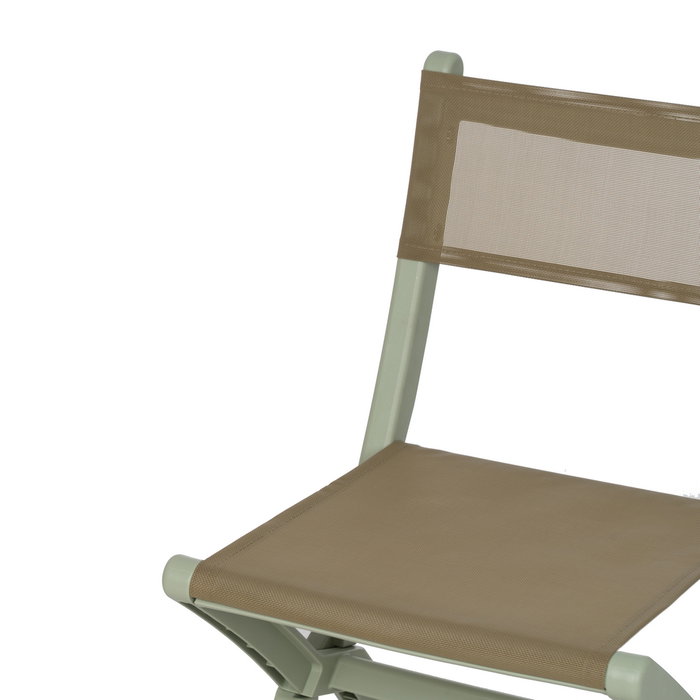 Silla Plegable Verde Polipropileno 45 X 55 X 83 cm (Set de 4)