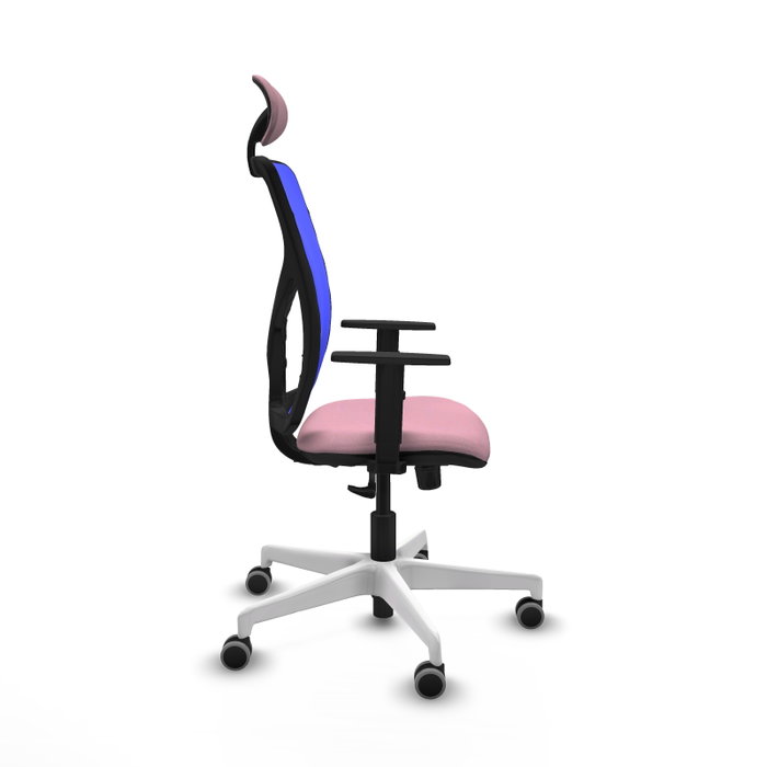 PIQUERAS Y CRESPO Silla de oficina Motilla con mecanismo Sincro Rosa y Azul PIQUERAS Y CRESPO Silla de oficina Motilla con mecanismo Sincro Rosa y Azul