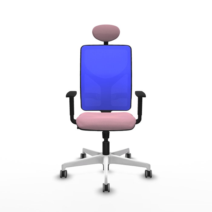 PIQUERAS Y CRESPO Silla de oficina Motilla con mecanismo Sincro Rosa y Azul PIQUERAS Y CRESPO Silla de oficina Motilla con mecanismo Sincro Rosa y Azul