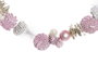 DKD Home Decor Guirnalda Navidad Fantasía Dulce Rosa Palo 8 x 150 x 8 cm (2 Unidades)