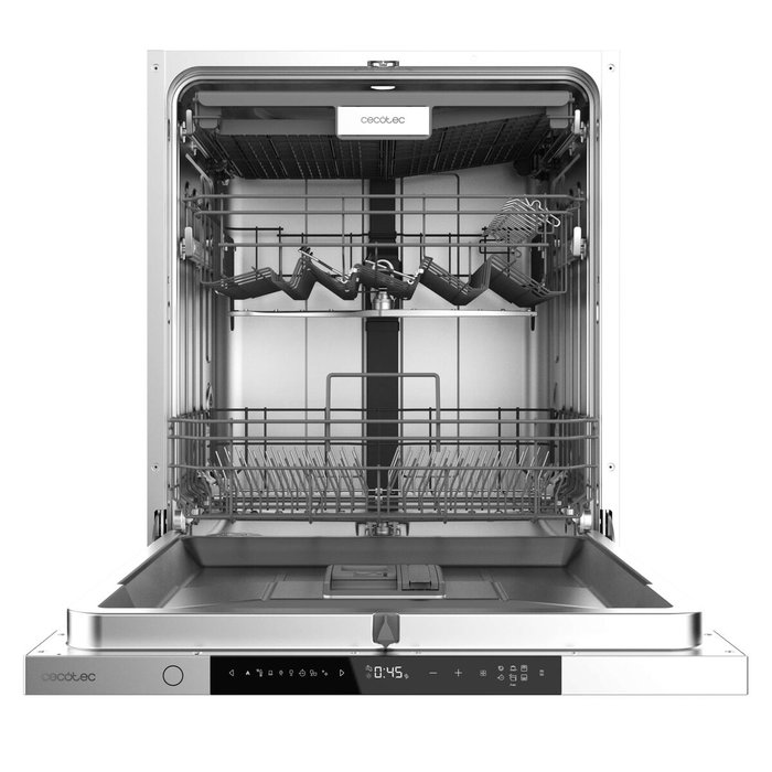 Cecotec Lavavajillas Integrable Aguazero 8001 Full BI B 14 Cubiertos Blanco 60 cm