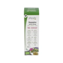PHYSALIS Hepaplex Bio 75 ml - Suplemento para Hígado con Cardo Mariano, Alcachofa, Diente de León y Cúrcuma - Favorece la Salud Hepática y Desintoxicación