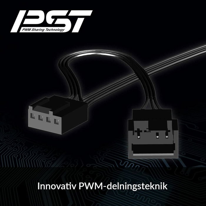 Arctic P14 Slim PWM PST Ventilador 140mm Negro