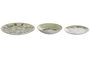 DKD Home Decor Juego de vajilla Ivy&daisy 2022 de 18 piezas en porcelana Verde y Beige