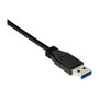 LogiLink Cable USB 3.0 de 3 m, USB-A/M a USB-A/M, negro de 3 m