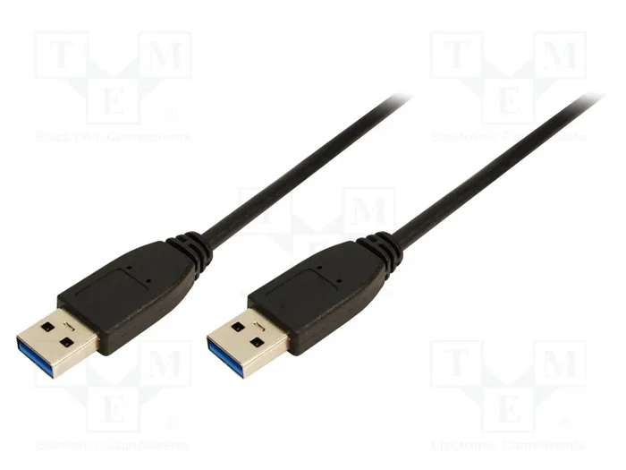 LogiLink Cable USB 3.0 de 3 m, USB-A/M a USB-A/M, negro de 3 m LogiLink Cable USB 3.0 de 3 m, USB-A/M a USB-A/M, negro de 3 m