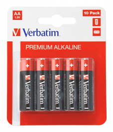 Verbatim Pilas Alcalinas AA LR06 Pack 10 Unidades