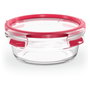 Emsa Clip&Close Fiambrera de Vidrio 600 ml Rojo