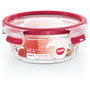 Emsa Clip & Close Recipiente de Vidrio 600 ml Rojo