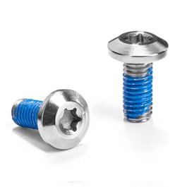 Absolute Black Tornillos de titanio para portabidones M5 Torx T-25 12mm - Ligeros, compatibles con todos los portabidones