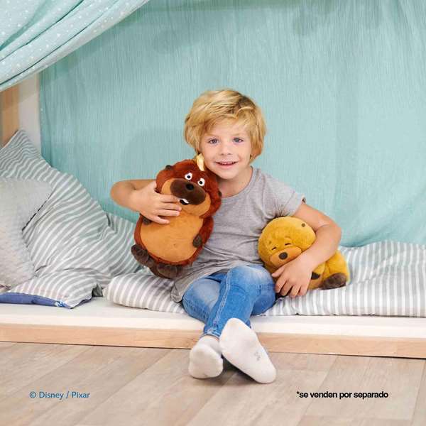 Smoby Peluche Hoppers Castor Loaf 22cm - Juguete de peluche de castor