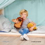 Smoby Peluche Hoppers Castor Loaf 22cm - Juguete de peluche de castor