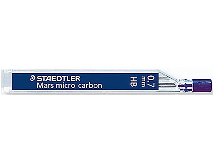 Staedtler Mars Micro Minas de Grafito 0,7 mm H, 12 Unidades Staedtler Mars Micro Minas de Grafito 0,7 mm H, 12 Unidades
