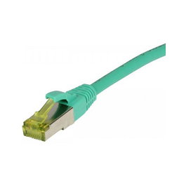 Synergy21 Patch Cord RJ45, CAT6A 500Mhz, 0.25m, Verde, S/FTP, LSZH Ultra Flexible, AWG26, con Cable CAT7