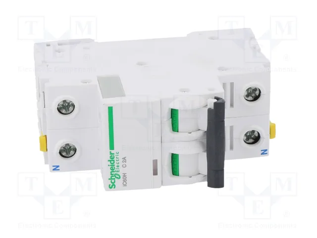 SCHNEIDER ELECTRIC ACTI9 MCB Interruptor magnetotérmico 2A 1+N 10kA SCHNEIDER ELECTRIC ACTI9 MCB Interruptor magnetotérmico 2A 1+N 10kA