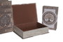 DKD Home Decor Set de 2 Cajas de Libros Árbol Vida