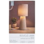 Home Deco Factory Lámpara Bouclé Crema H.58 cm