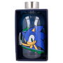 STOR Botella Cristal Sonic The Hedgehog 620ml Libre de BPA Tapón Hermético