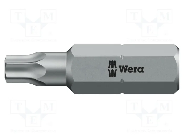 WERA Punta de destornillador Torx® PLUS 1IP 1/4 pulgadas 25 mm WERA Punta de destornillador Torx® PLUS 1IP 1/4 pulgadas 25 mm