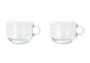 LAV - Set de 2 Tazas Ares 27 cl para Café o Leche, Dimensiones: 11,5 cm de largo x 8,7 cm de ancho x 6,5 cm de alto (12 Unidades)