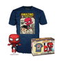Funko Pop & Tee Marvel Spider-Man Comic Cover - Camiseta Manga Corta Talla M con Estampado Portada Amazing Fantasy 1962 (Ref. 77947)