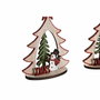 DKD Home Decor Decoración Colgante de Madera Árbol Surtido de 2 Unidades