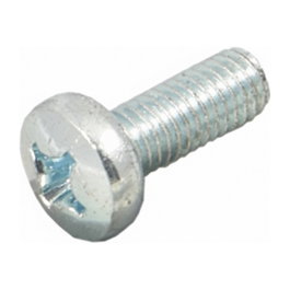 SCHROFF Tornillo de lente M6 x 16 mm galvanizado, 50 unidades