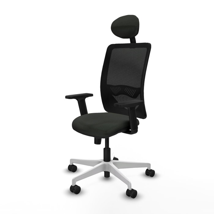 PIQUERAS Y CRESPO Silla de oficina Zulema con Mecanismo Sincro, Negro