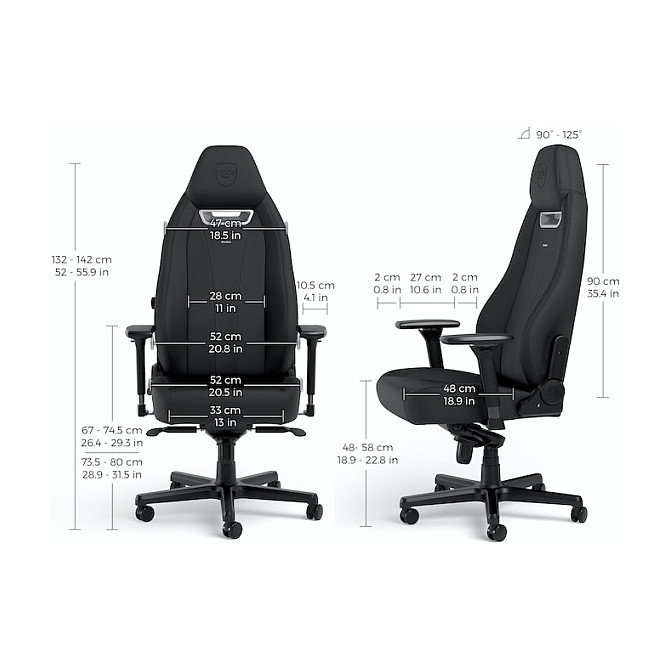 Noblechairs LEGEND Gaming Stuhl - Black Edition