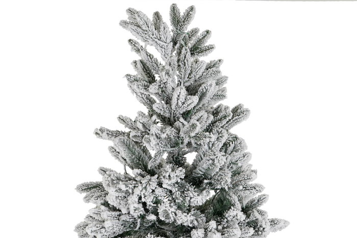 DKD Home Decor Árbol de Navidad Baqueira Alpina Nevado Blanco Verde 140 x 210 x 140 cm DKD Home Decor Árbol de Navidad Baqueira Alpina Nevado Blanco Verde 140 x 210 x 140 cm