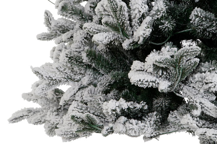 DKD Home Decor Árbol de Navidad Baqueira Alpina Nevado Blanco Verde 140 x 210 x 140 cm DKD Home Decor Árbol de Navidad Baqueira Alpina Nevado Blanco Verde 140 x 210 x 140 cm