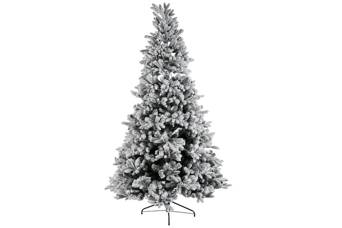 DKD Home Decor Árbol de Navidad Baqueira Alpina Nevado Blanco Verde 140 x 210 x 140 cm DKD Home Decor Árbol de Navidad Baqueira Alpina Nevado Blanco Verde 140 x 210 x 140 cm