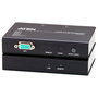 ATEN CE700A Extensor KVM por Cable Cat 5e VGA USB hasta 150 Metros Transmisor y Receptor Resoluciones hasta 1920x1200 Negro Gris