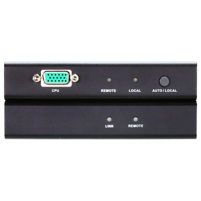 ATEN CE700A Extensor KVM por Cable Cat 5e VGA USB hasta 150 Metros Transmisor y Receptor Resoluciones hasta 1920x1200 Negro Gris