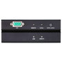 ATEN CE700A Extensor KVM por Cable Cat 5e VGA USB hasta 150 Metros Transmisor y Receptor Resoluciones hasta 1920x1200 Negro Gris