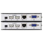 ATEN CE700A Extensor KVM por Cable Cat 5e VGA USB hasta 150 Metros Transmisor y Receptor Resoluciones hasta 1920x1200 Negro Gris