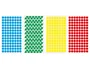 Liderpapel Gomets Figuras Geométricas Pequeñas Colores Surtidos Bolsa de 12 Hojas