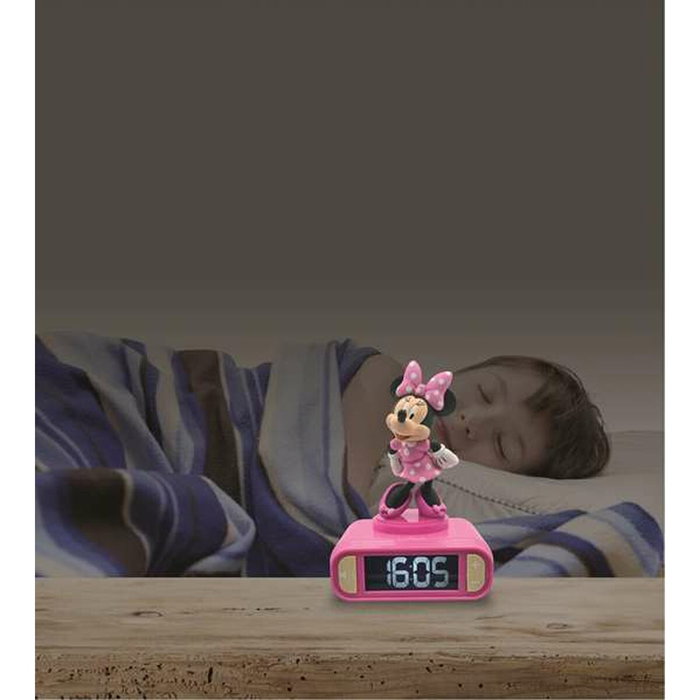 LEXIBOOK Reloj Despertador Digital Minnie Disney con Luz Nocturna 3D LEXIBOOK Reloj Despertador Digital Minnie Disney con Luz Nocturna 3D