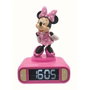 LEXIBOOK Reloj Despertador Digital Minnie Disney con Luz Nocturna 3D