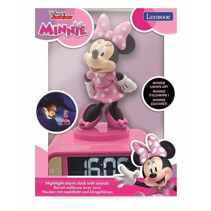 LEXIBOOK Reloj Despertador Digital Minnie Disney con Luz Nocturna 3D LEXIBOOK Reloj Despertador Digital Minnie Disney con Luz Nocturna 3D