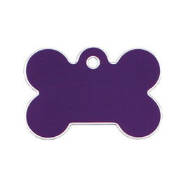 Placa identificativa para collar Imarc Bone Lila