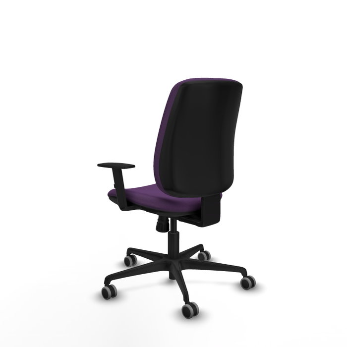 PIQUERAS Y CRESPO Silla de oficina Alares Morada con Mecanismo Sincro y Brazos 1D PIQUERAS Y CRESPO Silla de oficina Alares Morada con Mecanismo Sincro y Brazos 1D