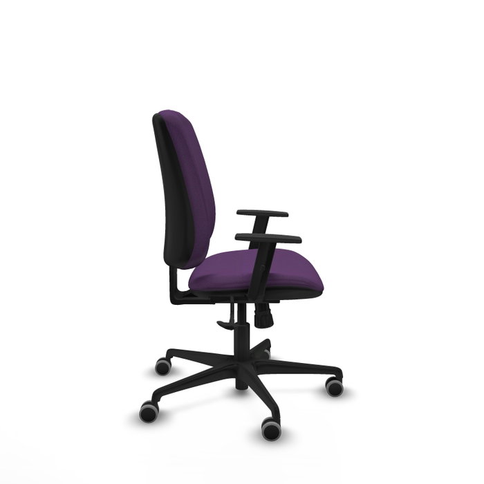 PIQUERAS Y CRESPO Silla de oficina Alares Morada con Mecanismo Sincro y Brazos 1D PIQUERAS Y CRESPO Silla de oficina Alares Morada con Mecanismo Sincro y Brazos 1D