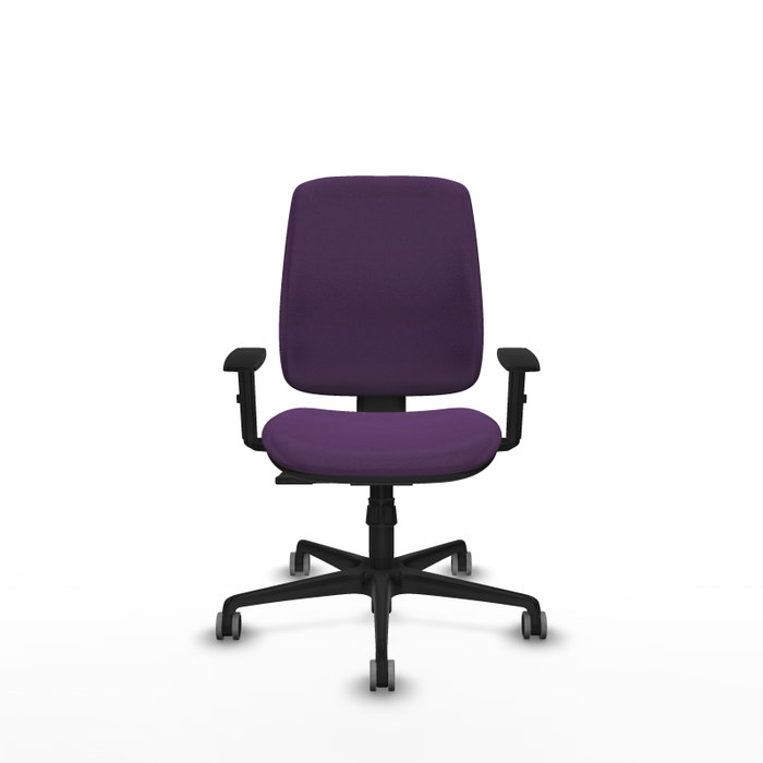 PIQUERAS Y CRESPO Silla de oficina Alares Morada con Mecanismo Sincro y Brazos 1D PIQUERAS Y CRESPO Silla de oficina Alares Morada con Mecanismo Sincro y Brazos 1D