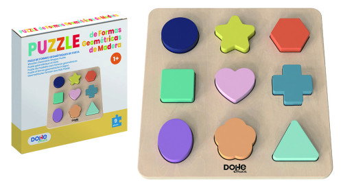 DOHE Juego de formas encajables de madera