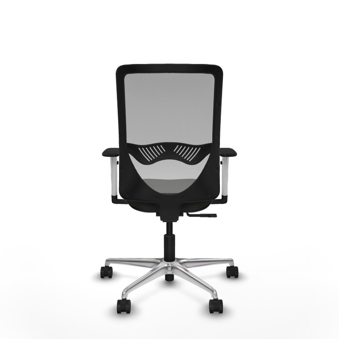 PIQUERAS Y CRESPO Silla de oficina Zulema con mecanismo Sincro, Negro y Gris